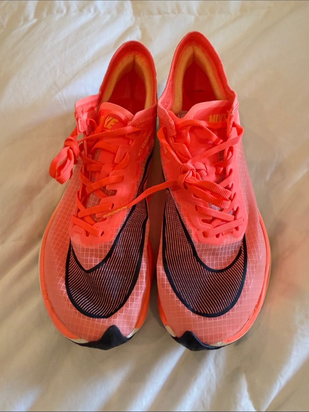 Nike vaporfly zoom x Bright Coral-Orange Running Shoes